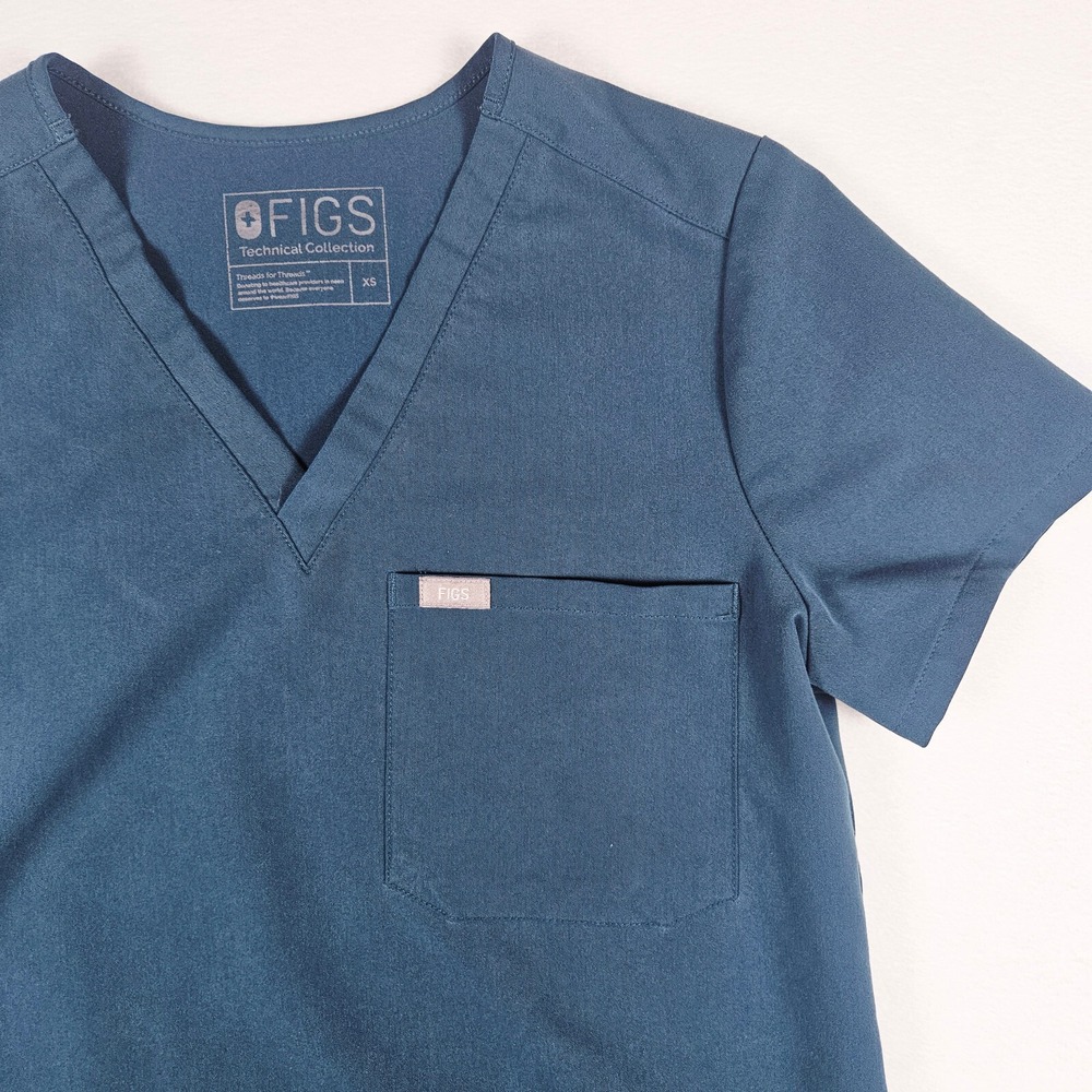 FIGS Women's Catarina 1-Pocket‎ Scrub Top Sz XS